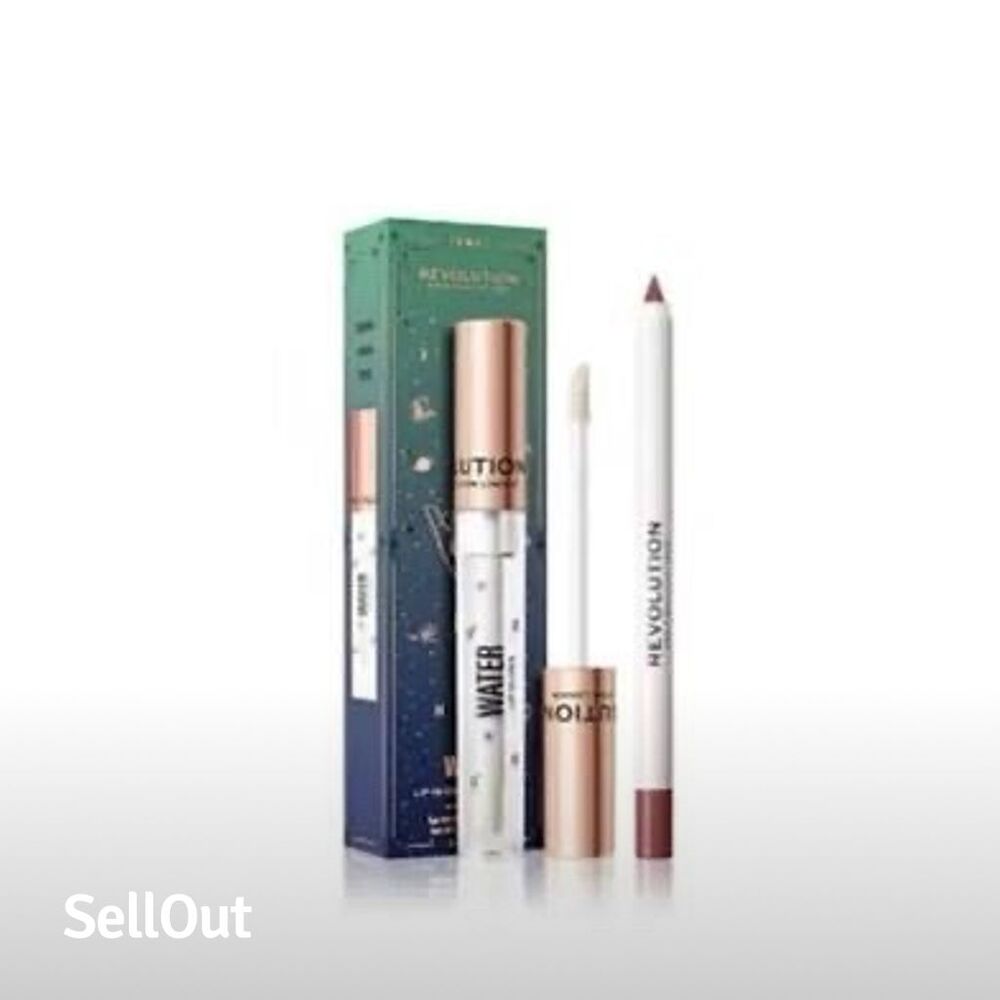 Makeup Revolution Fantasy Lip Kit Water Gloss & Liner Set